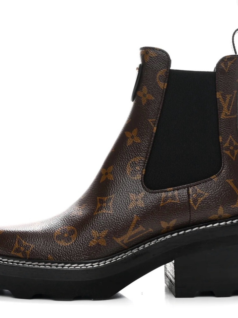 Louis Vuitton Monogram Chelsea Ankle Boot in Brown